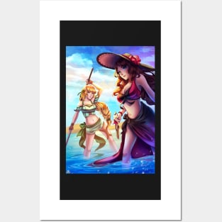 Summer Dorothea and Ingrid Posters and Art
